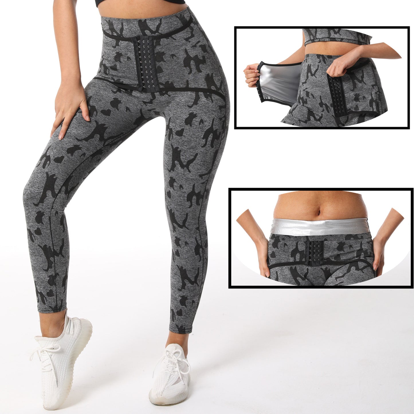 Fashion Personality Women Burst Sweat Fitness Pants