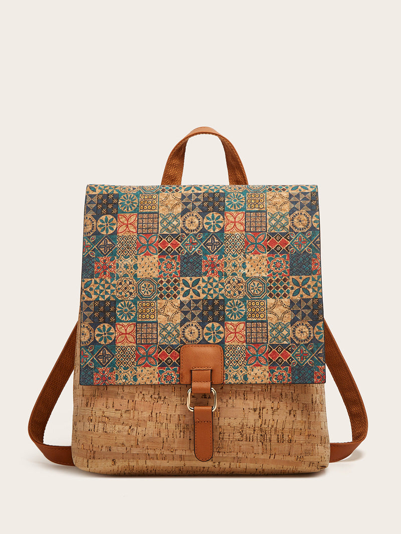 Affordable Luxury Fashion High-grade Fashion Retro Printed Backpack