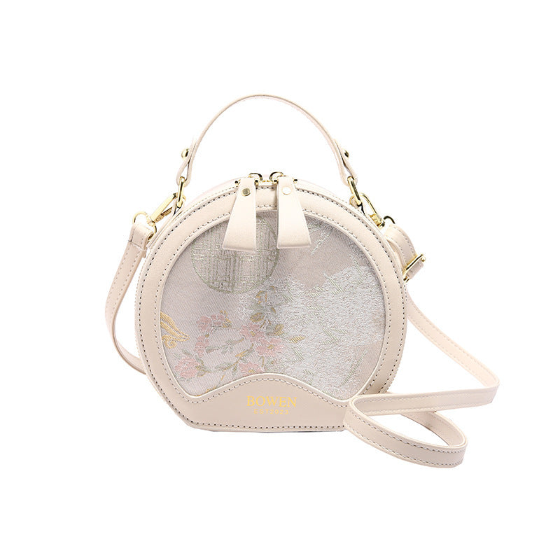 Ladies New Fashion All-matching Small Round Bag