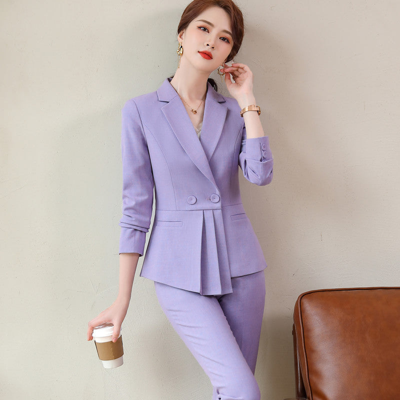 Fashion Temperament Leisure Goddess All-match Clothes Pants Suit