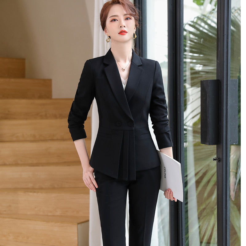 Fashion Temperament Leisure Goddess All-match Clothes Pants Suit