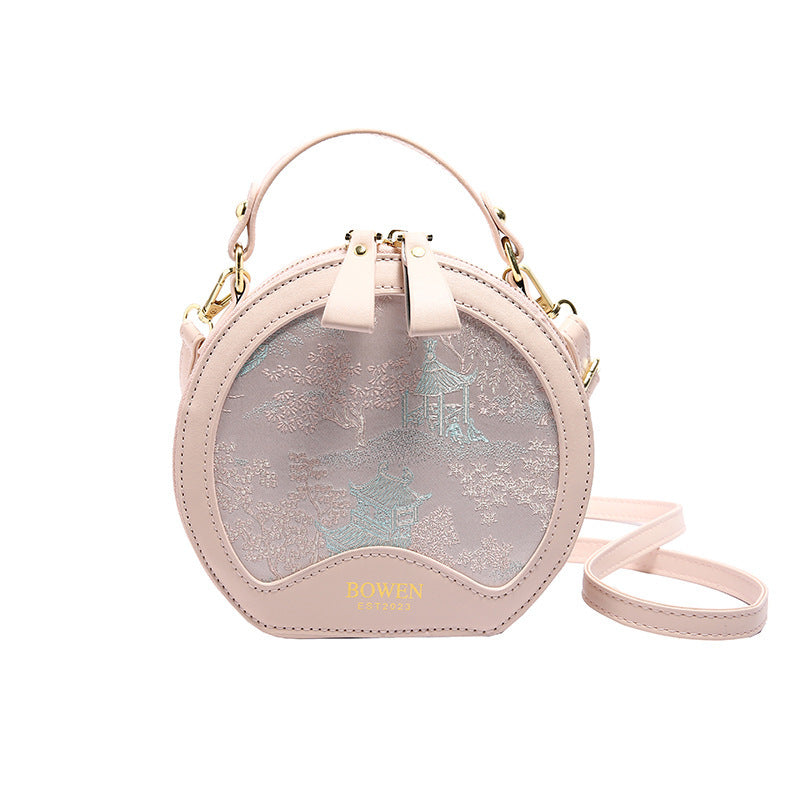 Ladies New Fashion All-matching Small Round Bag